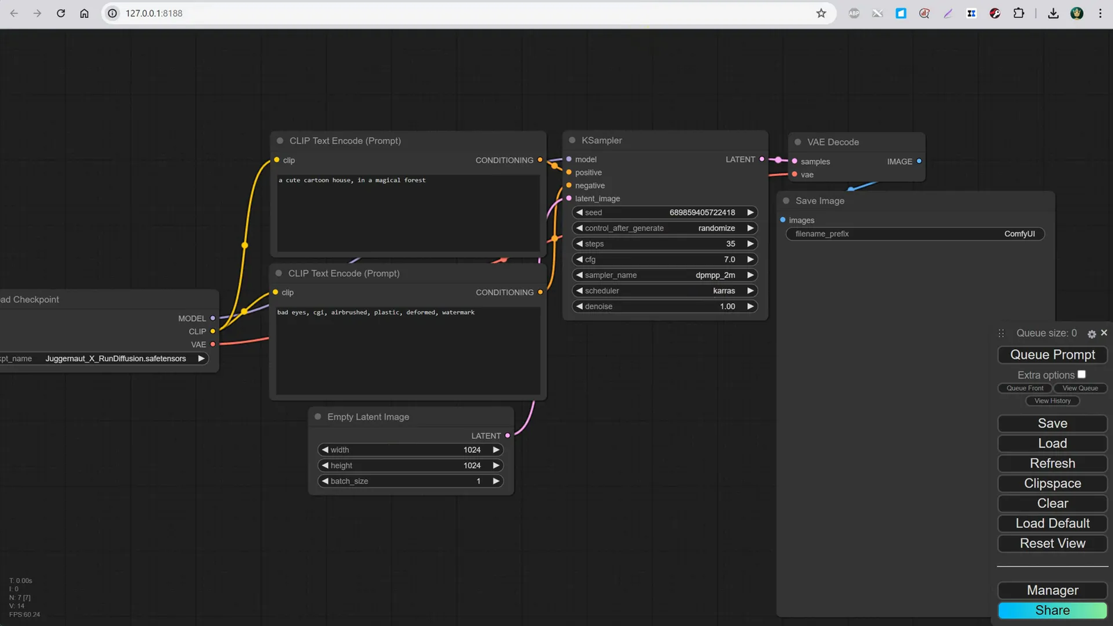 การสำรวจฟังก์ชันใหม่ใน ComfyUI